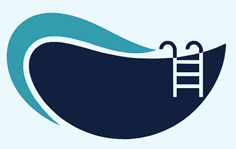 Logo de empresa de servicio de piscinas